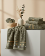 Olive Calm Cotton Hand Towel