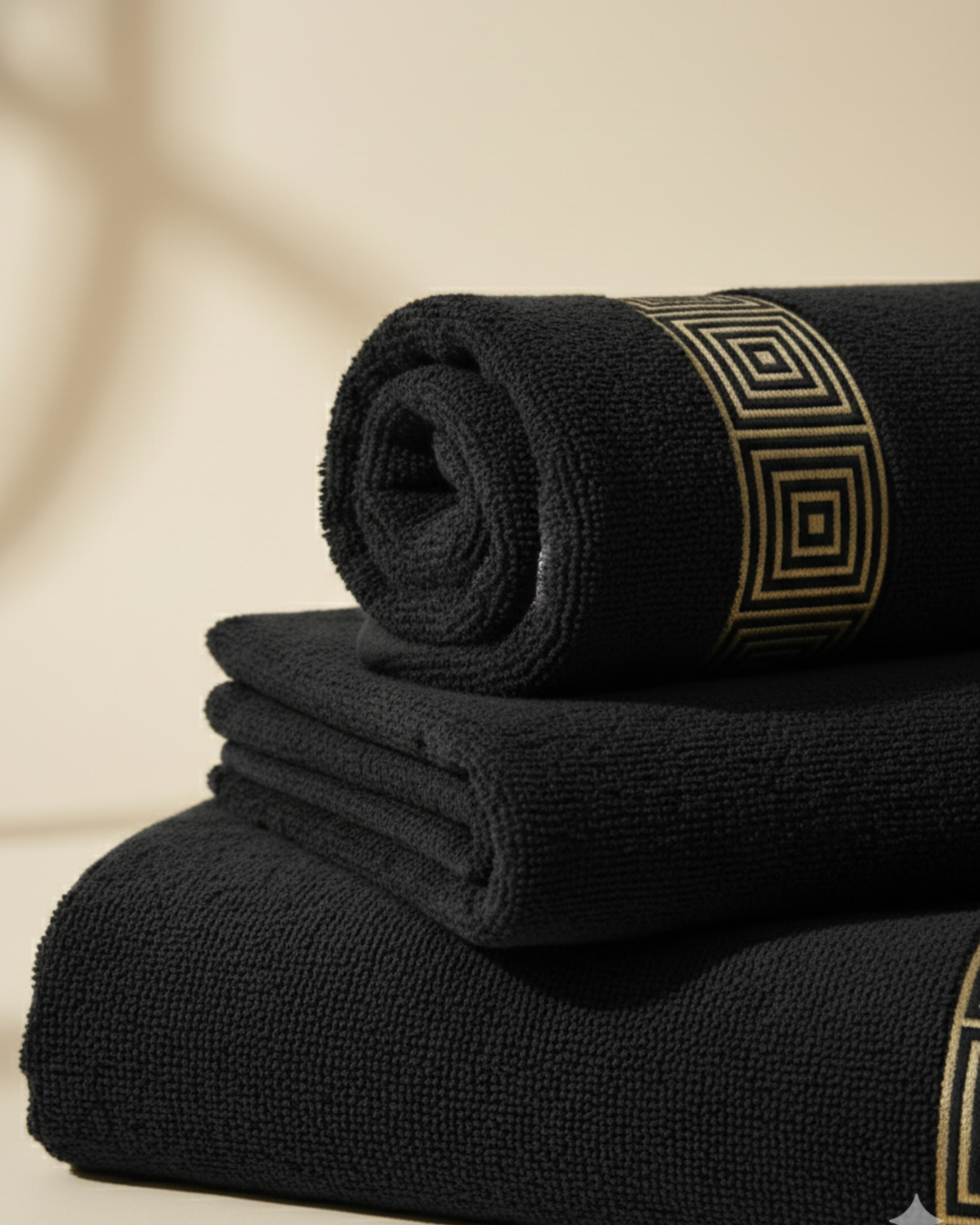Black Royale Premium Cotton Hand Towel