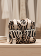 Black & Beige Zebra Print Handbag