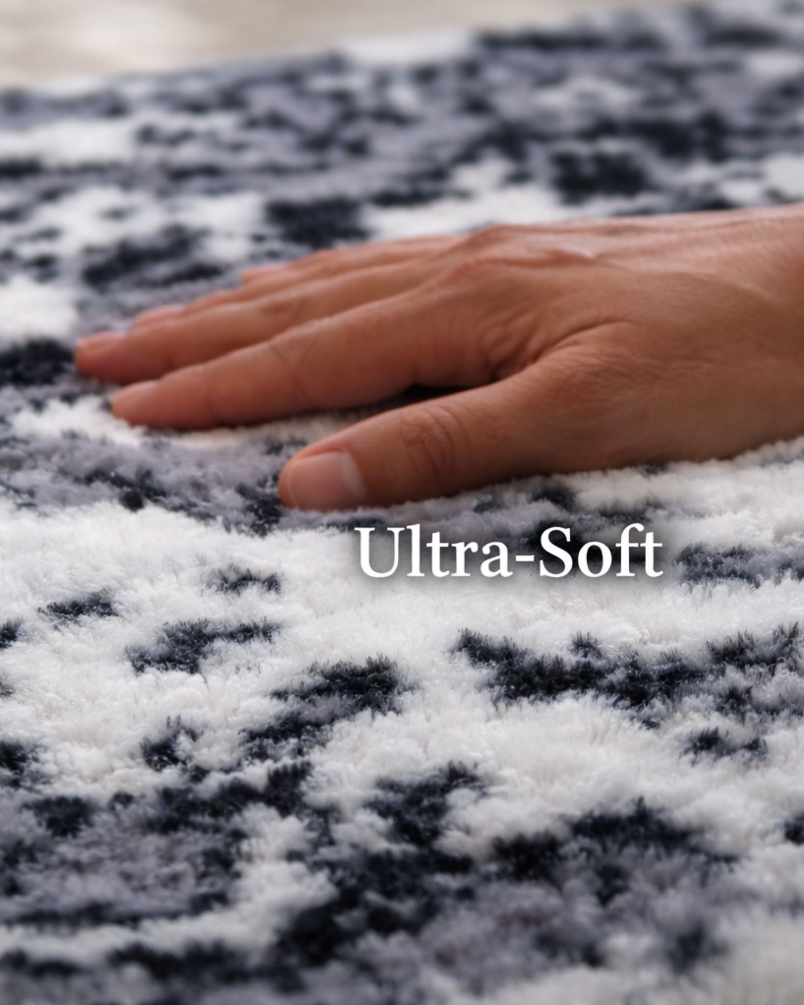 Marble Mist Luxe Bedside Runner