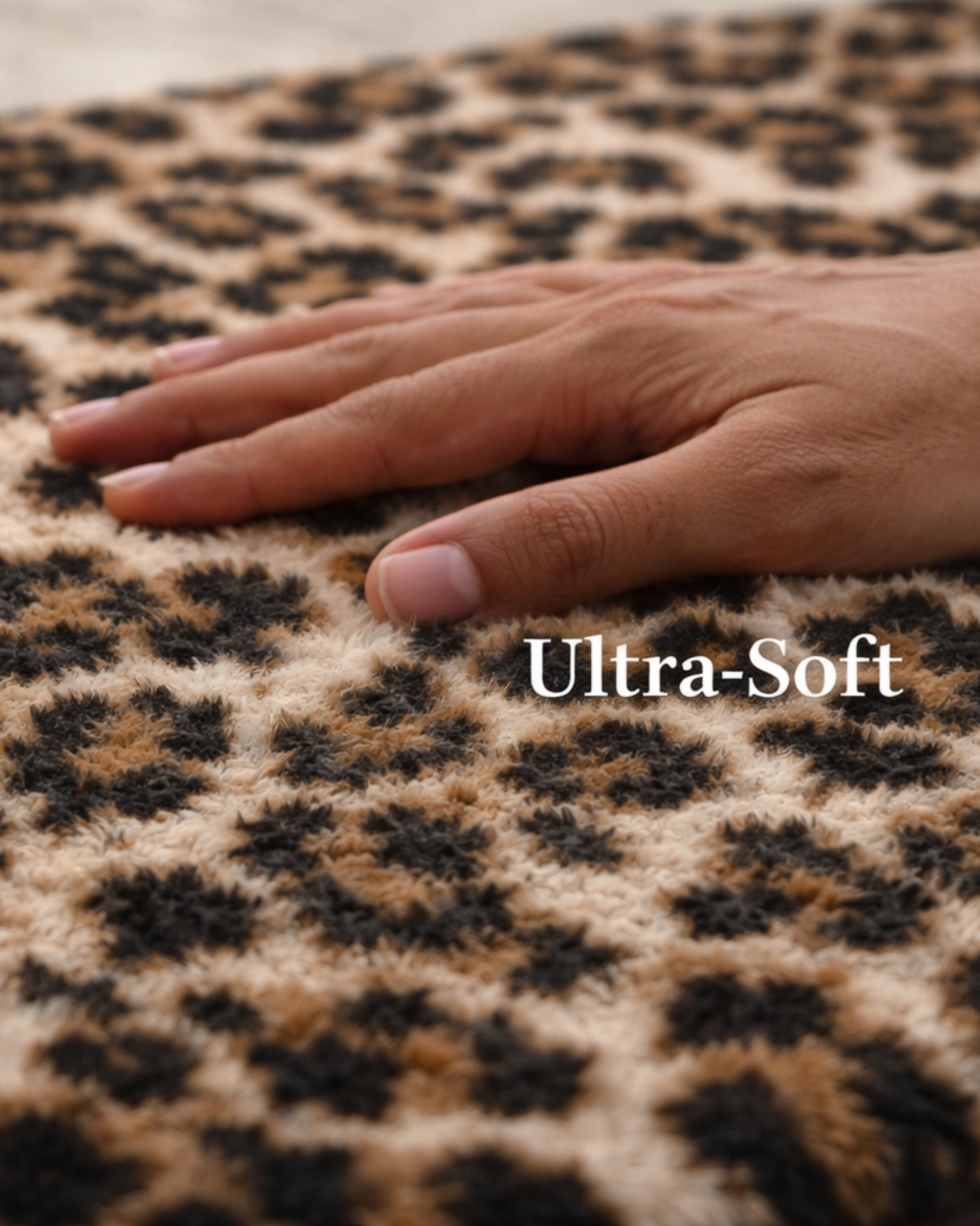 Wild Luxe Leopard Print Bedside Runner