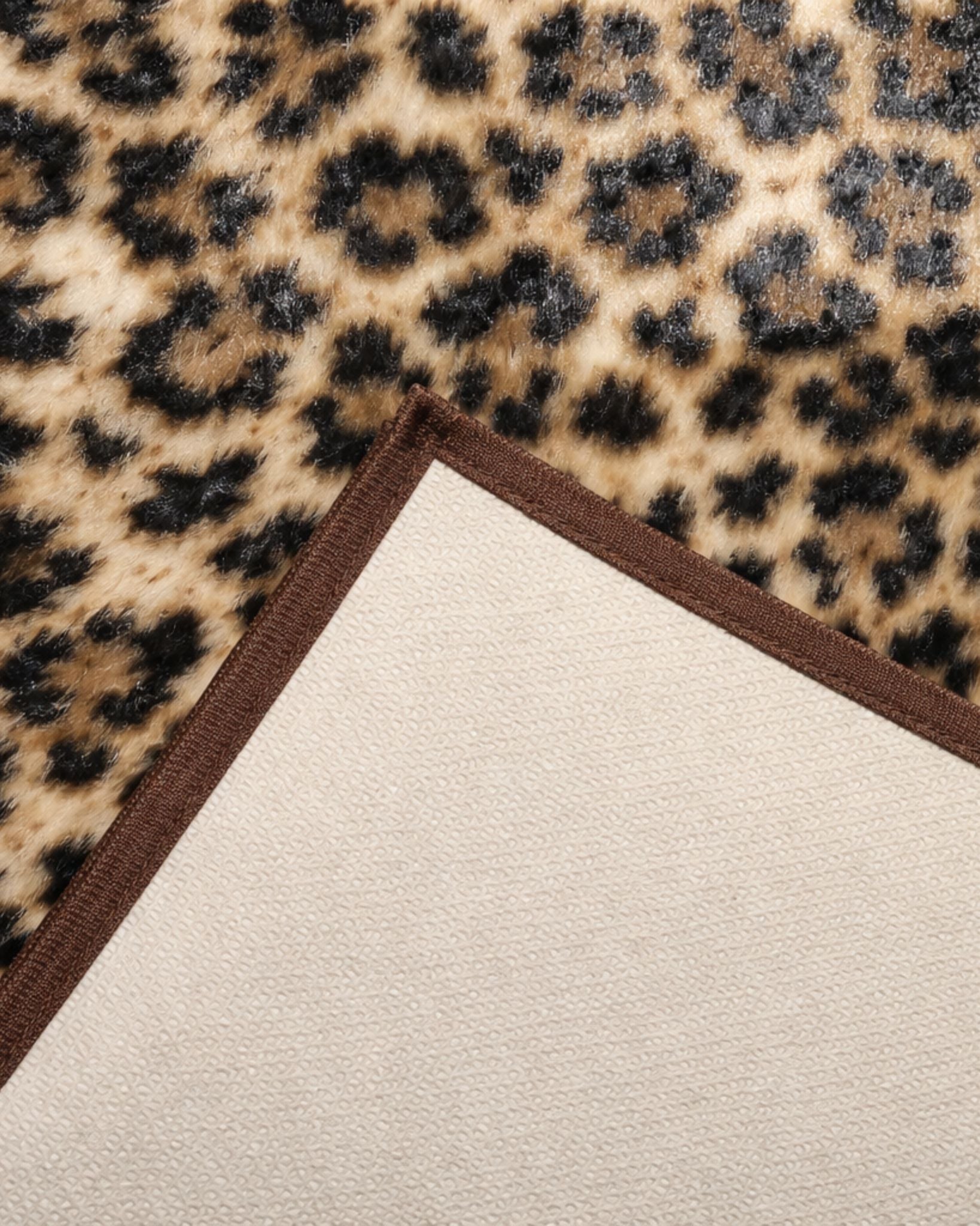 Wild Luxe Leopard Print Bedside Runner